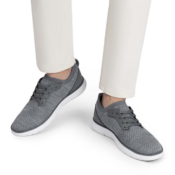 Men's Anti-Slip Fashion Mesh Sneakers - GREY - 7